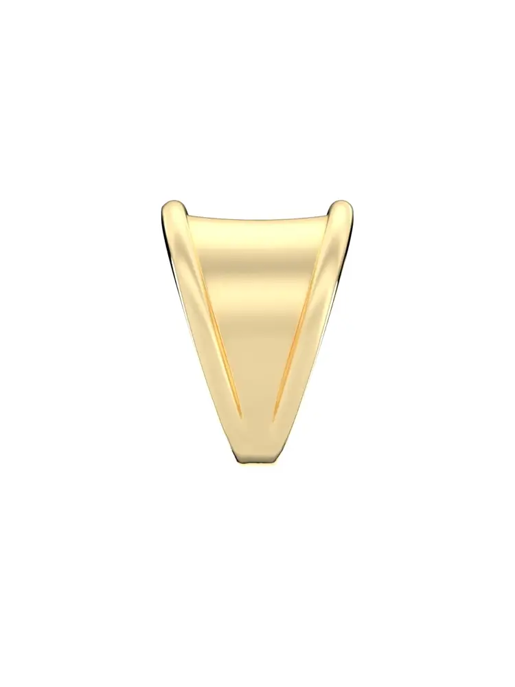 Bombeli Formlu Kapsül 14K Altın Yüzük - 9