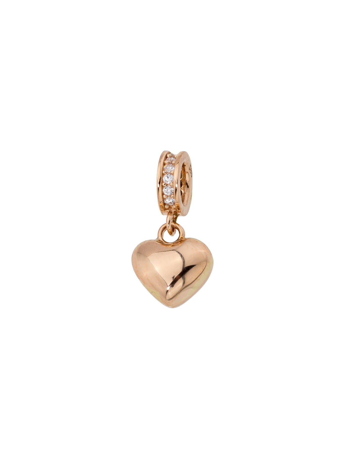 Minimal Kalp Figürlü 14K Altın Charm - Elef Kuyumculuk
