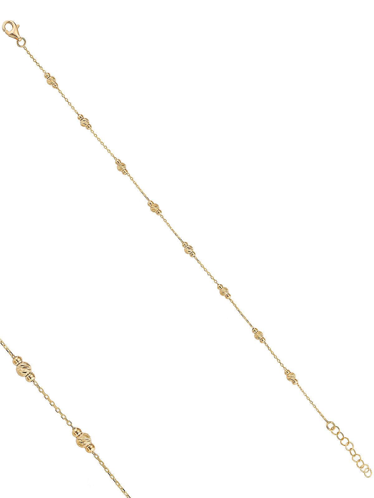 Dorika Top Detaylı Minimal 14K Altın Bileklik - Elef Kuyumculuk
