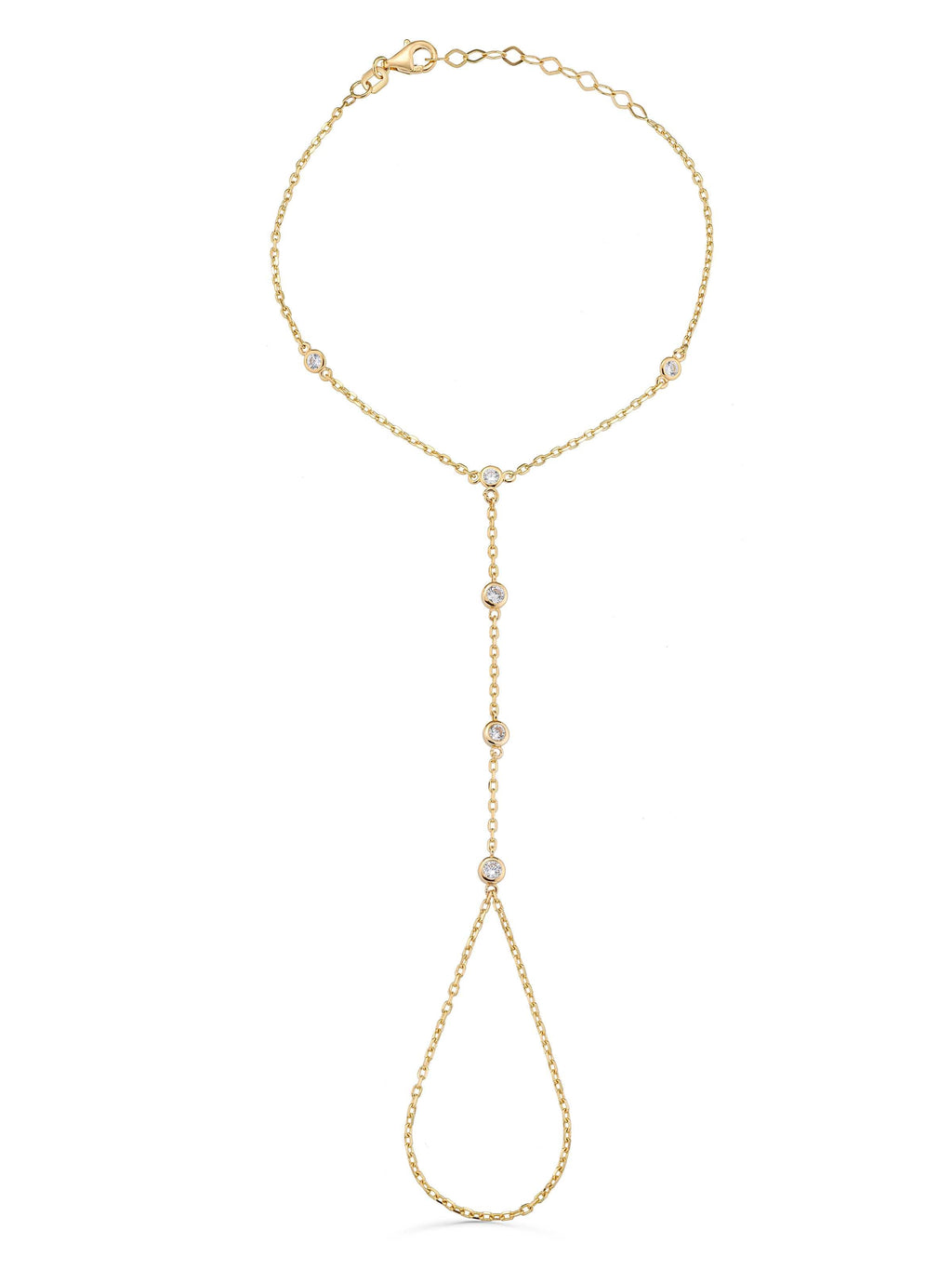 Minimal Zirkon Detaylı 14K Altın Şahmeran - Elef Kuyumculuk