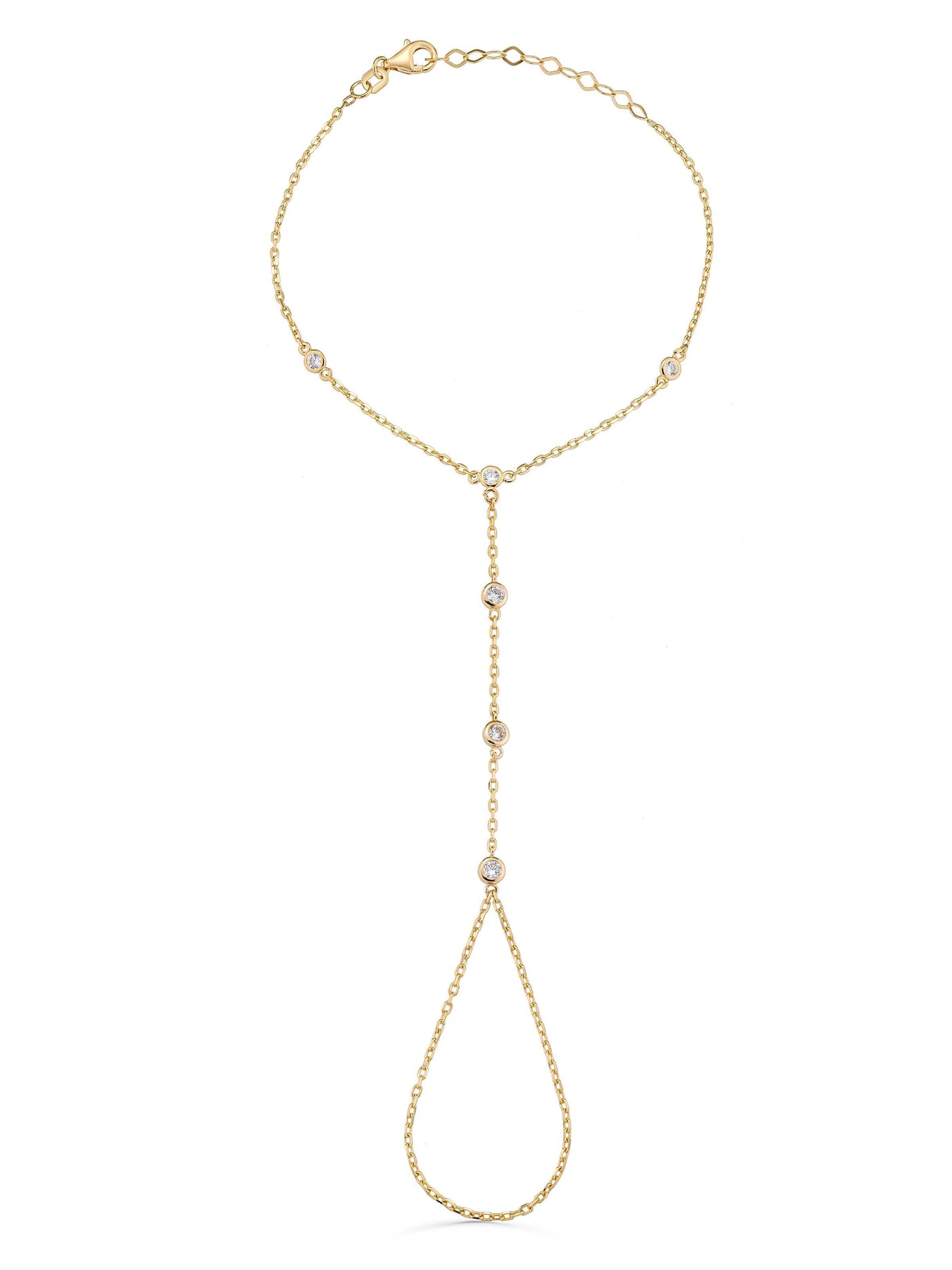 Minimal Zirkon Detaylı 14K Altın Şahmeran - Elef Kuyumculuk