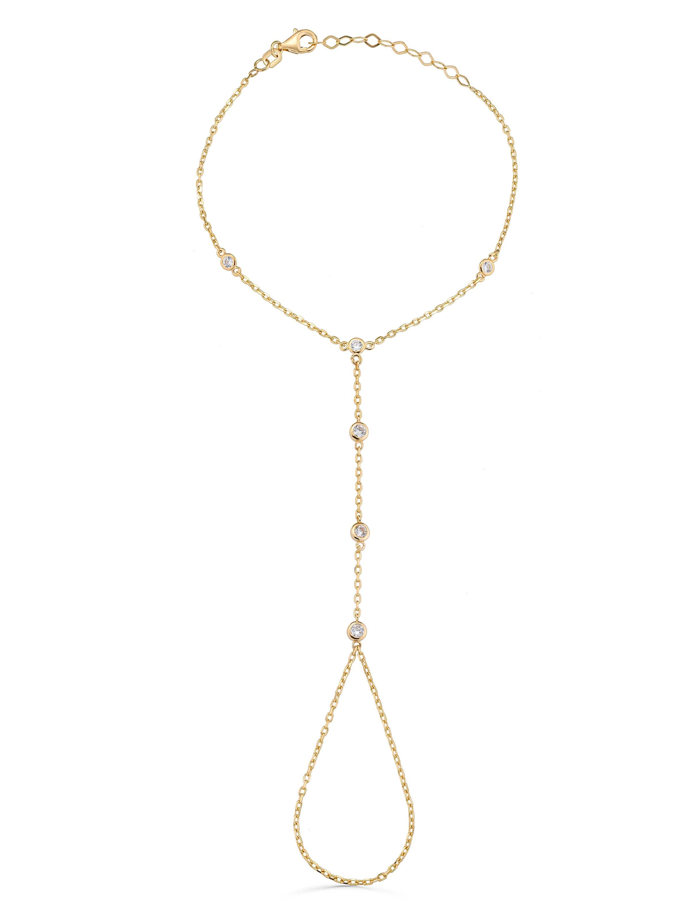 Minimal Zirkon Detaylı 14K Altın Şahmeran - Elef Kuyumculuk