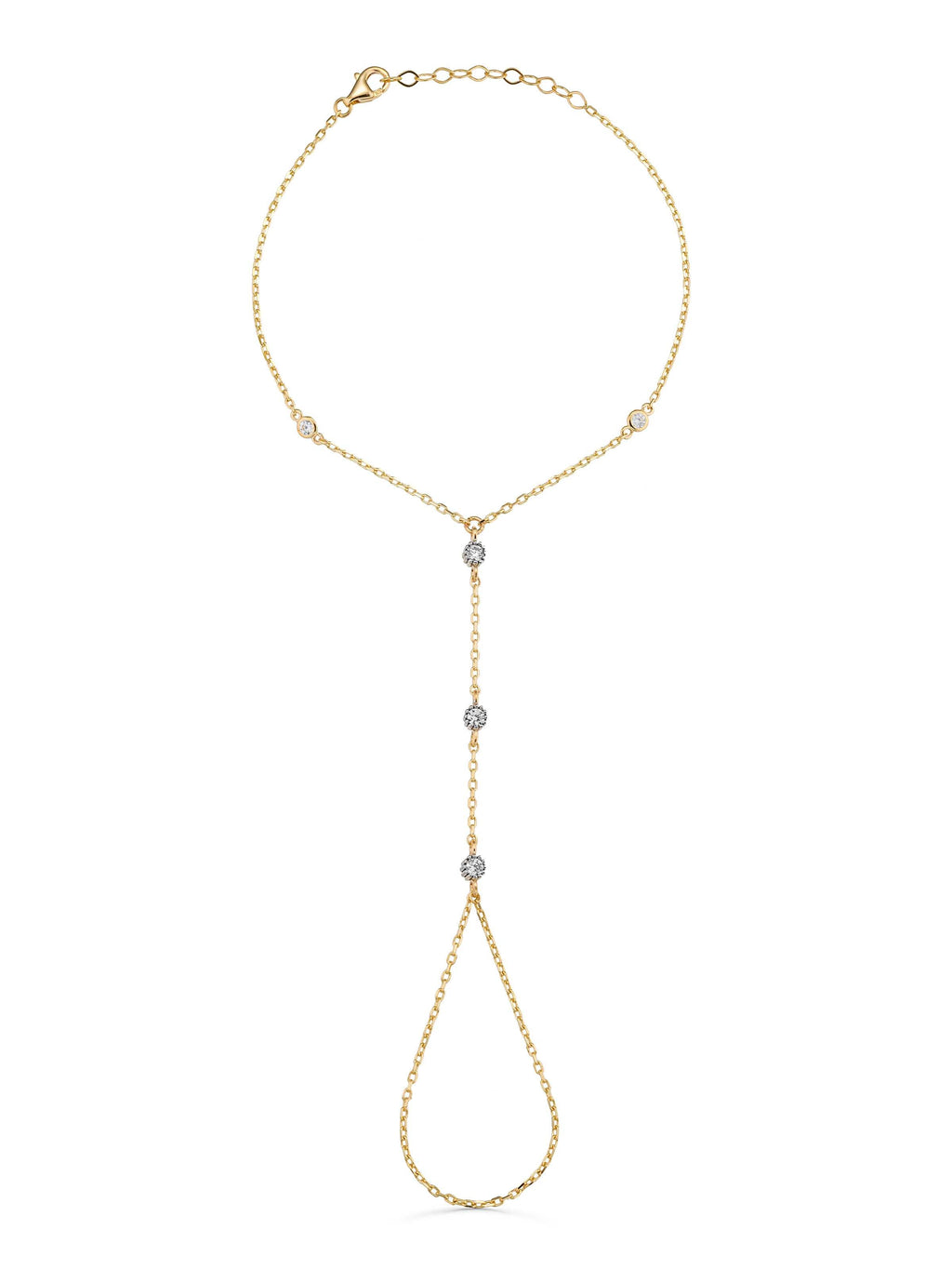 Minimal Zirkon Detaylı 14K Altın Şahmeran - Elef Kuyumculuk