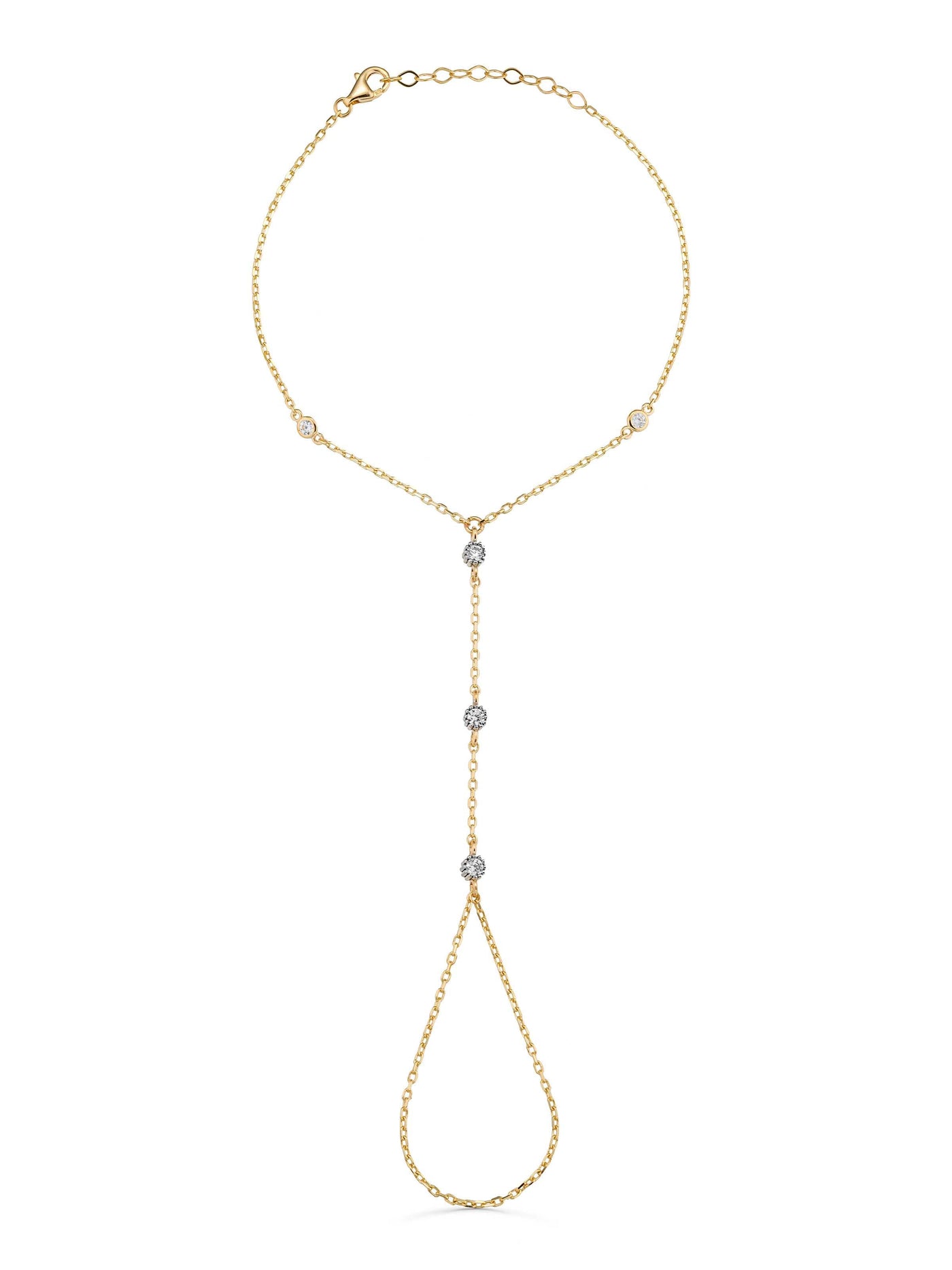 Minimal Zirkon Detaylı 14K Altın Şahmeran - Elef Kuyumculuk