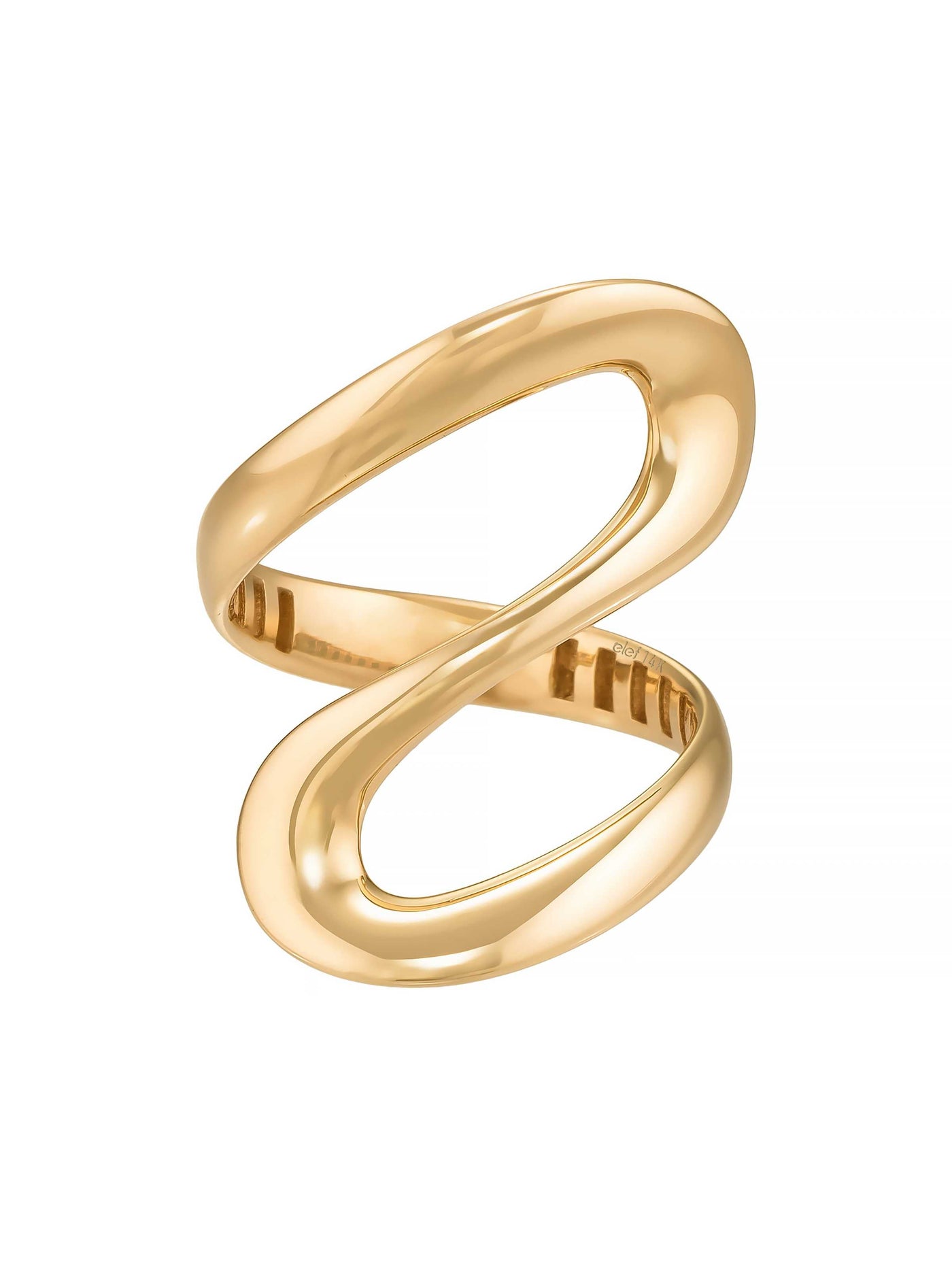 Organik Formlu Modern 14K Altın Yüzük - Elef Kuyumculuk