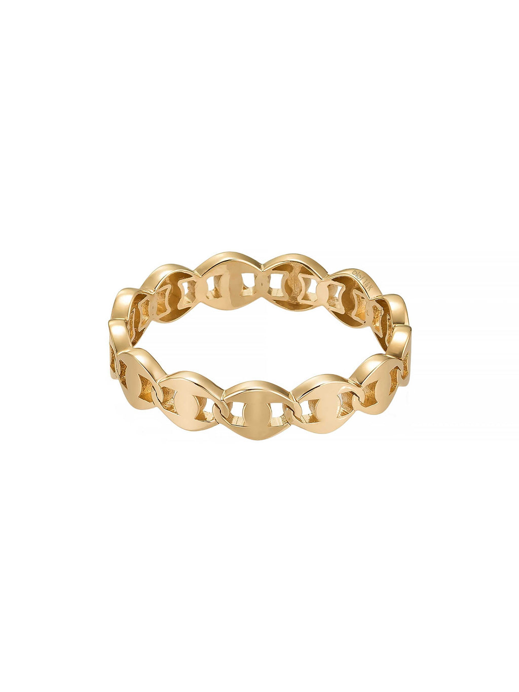 Zincir Formlu Modern 14K Altın Yüzük - Elef Kuyumculuk