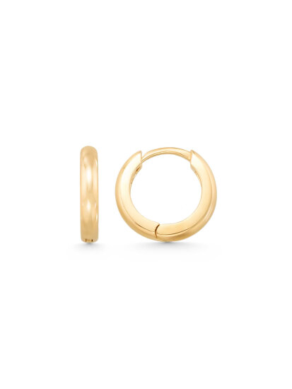 Classic Hoop 14K Gold Earrings - 