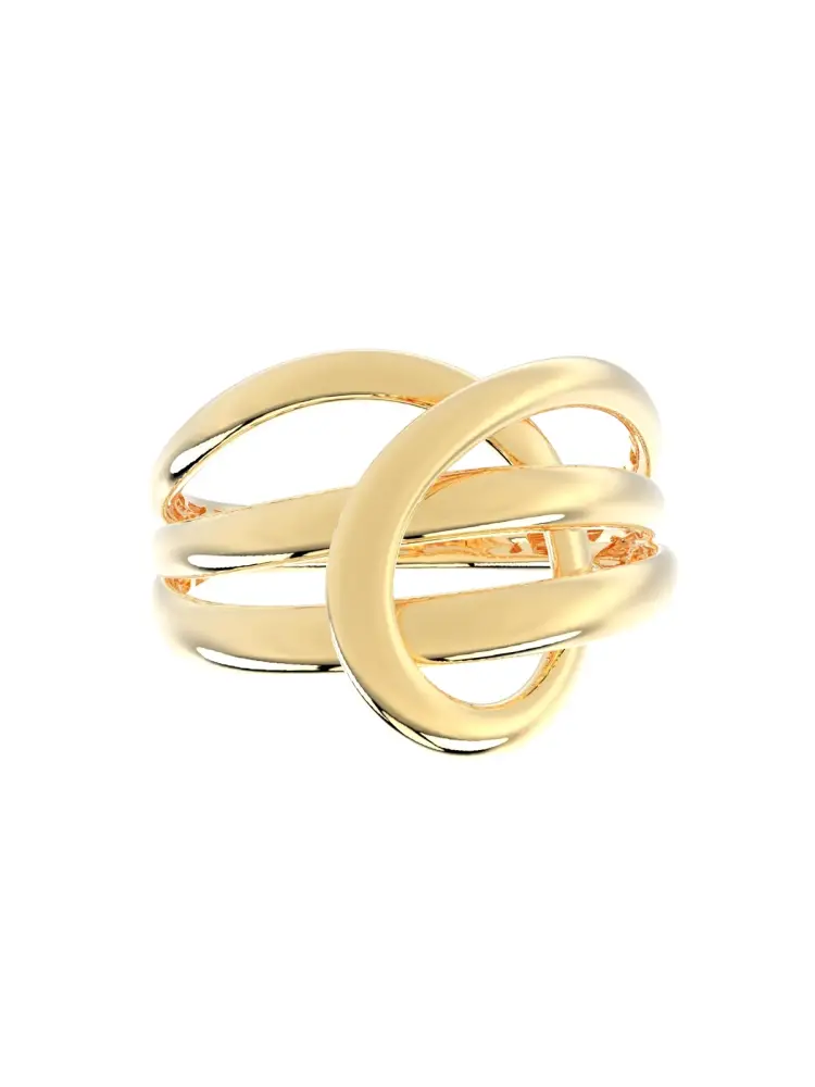 Sarmal Formlu Modern 14K Altın Yüzük - 5