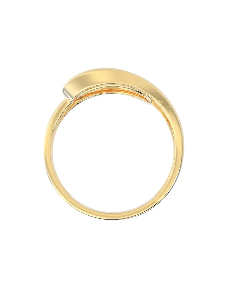 Sonsuz Düğüm Formlu Modern 14K Altın Yüzük - 6